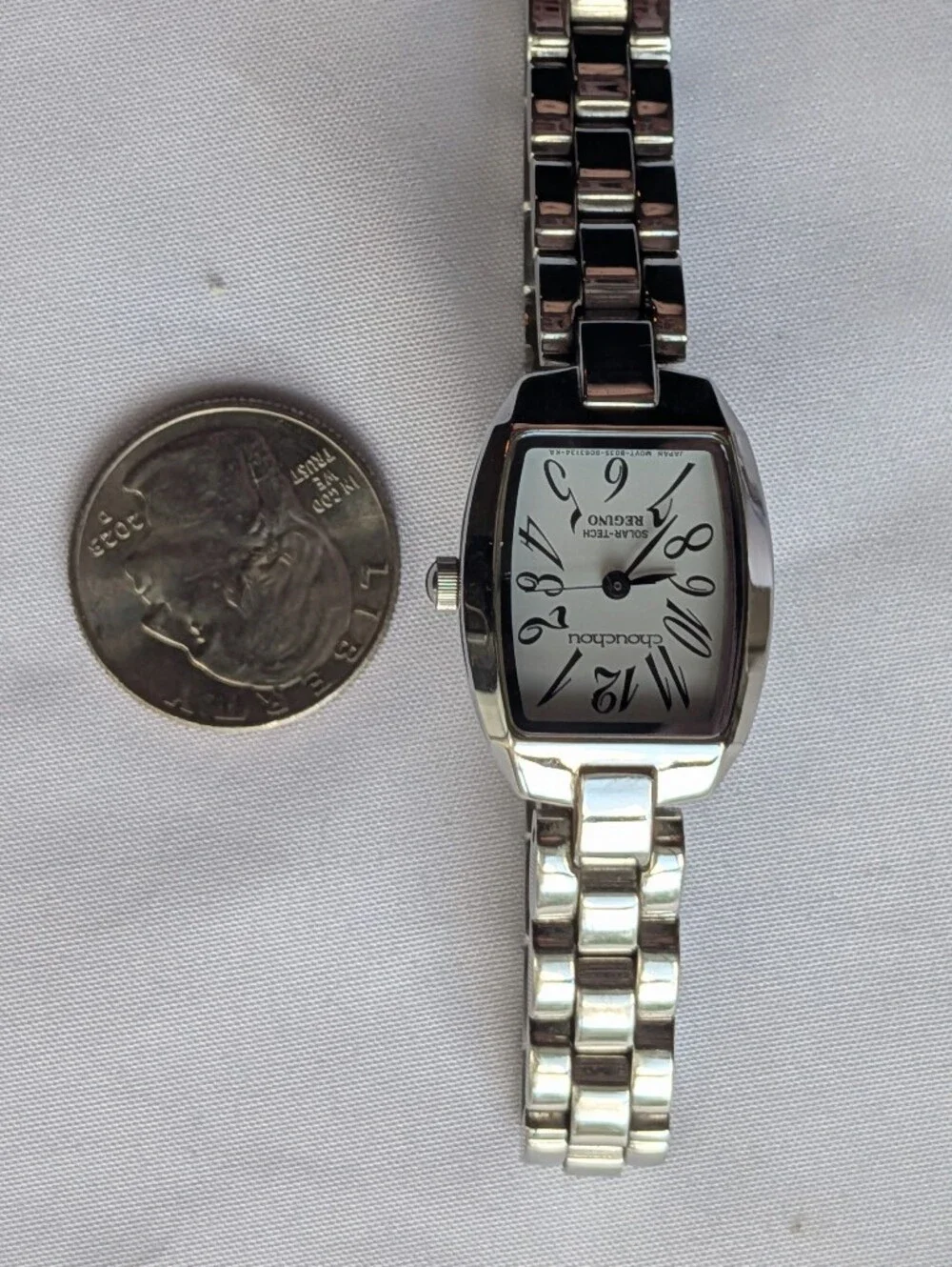 Citizen Reguno Watch Chouchou Women's Solar Silver Bracelet Watch B035-T015735